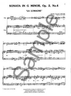 Sonata in G Minor, Op. 2, No. 4 von Michel Blavet 