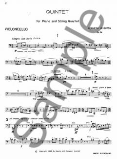 Piano Quintet Op. 34 von Kenneth Leighton 