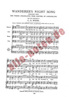 Wanderer's Night Song von Charles Wood 