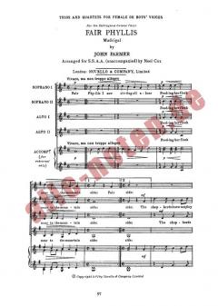 Fair Phyllis von John Farmer 