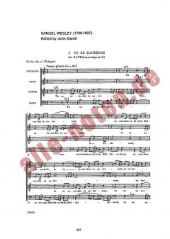 Tu Es Sacerdos von Samuel Sebastian Wesley 