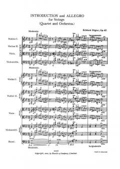 Introduction and Allegro von Edward Elgar 