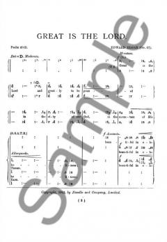 Great Is The Lord von Edward Elgar 