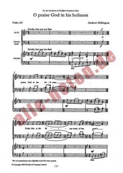 O Praise God In His Holiness von Andrew Millington 