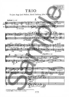 Trio Op. 15 von Per Nørgård 