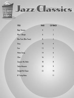 Big Band Play-Along Vol. 4: Jazz Classics 