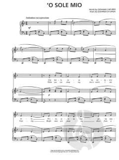 Italian Favorites Arranged For Piano And Vocal 