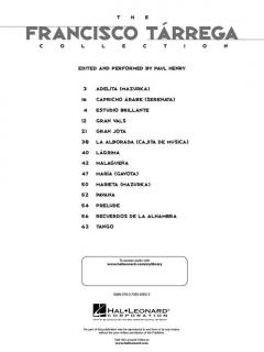 The Francisco Tárrega Collection von Francisco Tarrega 