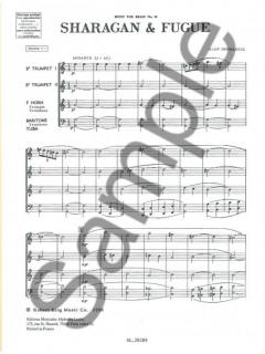 Sharagan And Fugue pour Quatuor de Cuivres (Alan Hovhaness) 