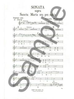 Sonata Sopra Sancta Maria (Claudio Monteverdi) 