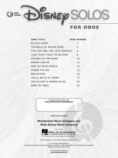 Disney Solos Oboe von Alan Menken im Alle Noten Shop kaufen