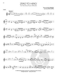 Disney Solos Oboe von Alan Menken im Alle Noten Shop kaufen