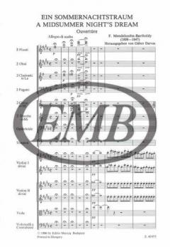 Ein Sommernachtstraum. Begleitungsmusik von Felix Mendelssohn Bartholdy 