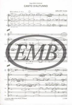 Canto d'autunno von Andras Szollosy 