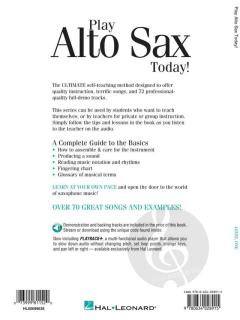 Play Alto Sax Today! Level 1 