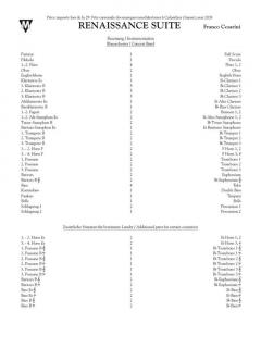 Renaissance Suite (Franco Cesarini) 