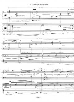 Drei Skizzen von Heinz Holliger 