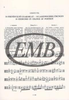 Lagenwechsel-Übungen für Bratsche 