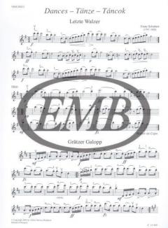 Tänze für Jugend-Streichorchester von Franz Schubert im Alle Noten Shop kaufen
