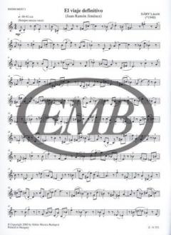 The final journey To The poem by Juan Ramón Jiménez (Laszlo Sary) 