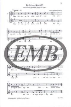 Chorwerke I von Sándor Veress 