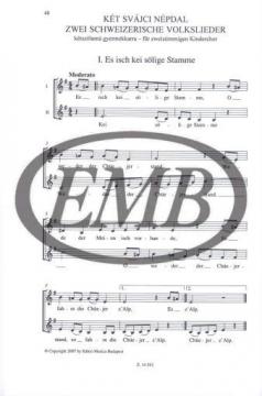 Chorwerke I von Sándor Veress 