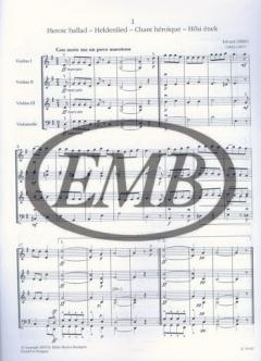 14 leichte Stücke für Kinderstreichorchester von Edvard Grieg 