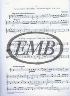 14 leichte Stücke für Kinderstreichorchester von Edvard Grieg 