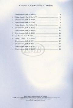 14 leichte Stücke für Kinderstreichorchester von Joseph Haydn 