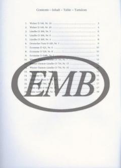 Tänze für Kinderstreichorchester von Franz Schubert 