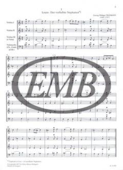 Sechzehn kleine Stücke für Jugendstreichorchester von Georg Philipp Telemann 