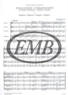 Musikalische Reise für Kinderstreichorchester von Laszlo Zempleni 