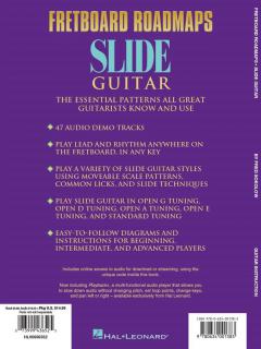 Fretboard Roadmaps: Slide Guitar von Fred Sokolow 