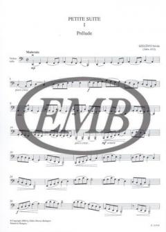 Petite Suite pour violoncelle seul von Istvan Szelenyi im Alle Noten Shop kaufen