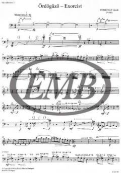 Exorcist for Trombone Quartet von Laszlo Dubrovay 