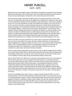 The Purcell Collection von Henry Purcell 