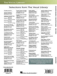 15 Selected Songs High Voice von Johannes Brahms 