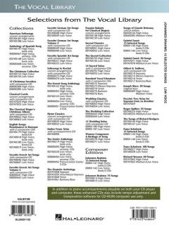 15 Selected Songs Low Voice von Johannes Brahms 