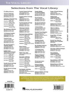 15 Selected Songs Low Voice von Franz Schubert 