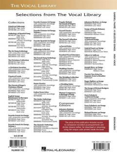 15 Selected Songs High Voice von Gabriel Fauré 