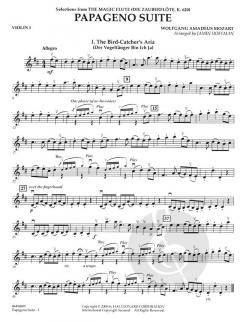 Papageno Suite von Wolfgang Amadeus Mozart 