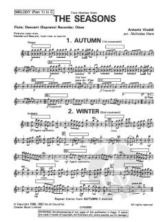 Autumn And Winter Themes From The Four Seasons (Antonio Vivaldi) 