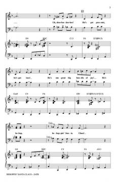 Beboppin' Santa Claus von Kirby Shaw 