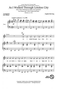 As I Walked Through London City 