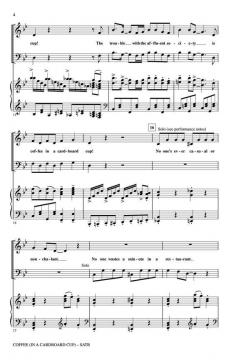 Coffee (In A Cardboard Cup) (John Kander) 