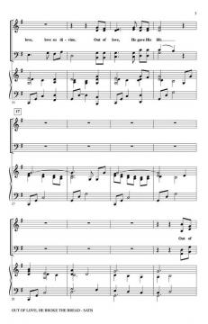 Out Of Love, He Broke The Bread (John Parker) 