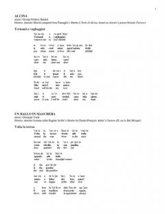 Diction Coach: Coloratura Arias For Soprano 