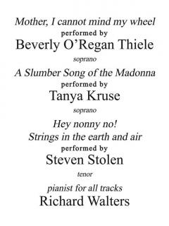 Ten Selected Songs von Samuel Barber 