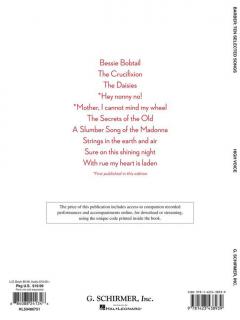 Ten Selected Songs von Samuel Barber 