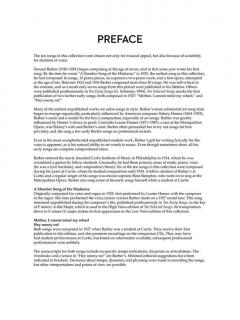 Ten Selected Songs von Samuel Barber 